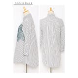 爽やかな花刺繍のストライプシャツチュニック レディース ファッション | Sawa a la mode | 詳細画像26