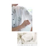 ナチュラルな花刺繍が舞うレース襟コットンブラウス レディース ファッション | Sawa a la mode | 詳細画像5