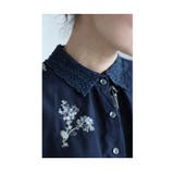 ナチュラルな花刺繍が舞うレース襟コットンブラウス レディース ファッション | Sawa a la mode | 詳細画像20