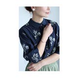 ナチュラルな花刺繍が舞うレース襟コットンブラウス レディース ファッション | Sawa a la mode | 詳細画像23