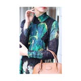 プリーツで腕周り楽々な花柄チュニックワンピース レディース ファッション | Sawa a la mode | 詳細画像14