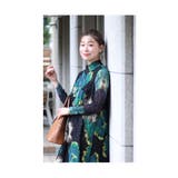 プリーツで腕周り楽々な花柄チュニックワンピース レディース ファッション | Sawa a la mode | 詳細画像17