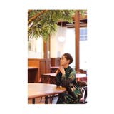 プリーツで腕周り楽々な花柄チュニックワンピース レディース ファッション | Sawa a la mode | 詳細画像22