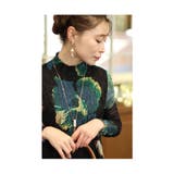 プリーツで腕周り楽々な花柄チュニックワンピース レディース ファッション | Sawa a la mode | 詳細画像23