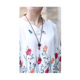 艶やかなチューリップ畑の刺繍シャツブラウス レディース ファッション | Sawa a la mode | 詳細画像17