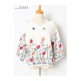 艶やかなチューリップ畑の刺繍シャツブラウス レディース ファッション | Sawa a la mode | 詳細画像22