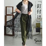 エッジの効いたミリタリースタイル異素材レースワンピース レディース ファッション | Sawa a la mode | 詳細画像1