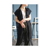 エッジの効いたミリタリースタイル異素材レースワンピース レディース ファッション | Sawa a la mode | 詳細画像16