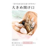 自立するから使いやすいスクエア型メイクポーチ レディース ファッション | Sawa a la mode | 詳細画像4
