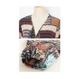 パッチワーク風柄合わせのふんわり袖ロングワンピース レディース ファッション | Sawa a la mode | 詳細画像23
