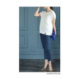 拘り感じる可憐な刺繍が華やぐ胸ポケットレースカットソー レディース ファッション | Sawa a la mode | 詳細画像14