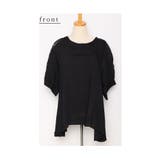 袖を彩る刺繍レースの軽やかフレアチュニック レディース ファッション | Sawa a la mode | 詳細画像20
