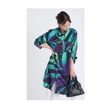 艶やかなボタニカル柄のチュニックシャツ レディース ファッション | Sawa a la mode | 詳細画像7 