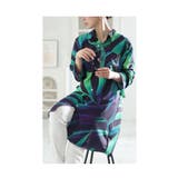 艶やかなボタニカル柄のチュニックシャツ レディース ファッション | Sawa a la mode | 詳細画像10 
