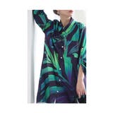 艶やかなボタニカル柄のチュニックシャツ レディース ファッション | Sawa a la mode | 詳細画像18 