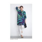 艶やかなボタニカル柄のチュニックシャツ レディース ファッション | Sawa a la mode | 詳細画像19 