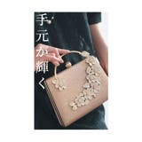 煌く花モチーフ流れる2wayオケージョンバッグ レディース ファッション | Sawa a la mode | 詳細画像5
