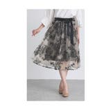 繊細刺繍が美しいリボン付きチュールスカート レディース ファッション | Sawa a la mode | 詳細画像3 