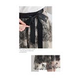 繊細刺繍が美しいリボン付きチュールスカート レディース ファッション | Sawa a la mode | 詳細画像12 