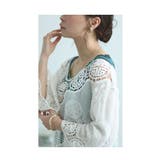 アシンメトリーな裾のカッティングレーストップス レディース ファッション | Sawa a la mode | 詳細画像10