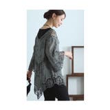 アシンメトリーな裾のカッティングレーストップス レディース ファッション | Sawa a la mode | 詳細画像13