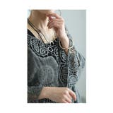 アシンメトリーな裾のカッティングレーストップス レディース ファッション | Sawa a la mode | 詳細画像14