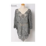 アシンメトリーな裾のカッティングレーストップス レディース ファッション | Sawa a la mode | 詳細画像20