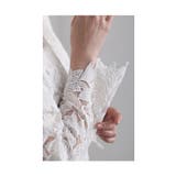 リンドウの花咲くエレガントな総レースブラウストップス レディース ファッション | Sawa a la mode | 詳細画像18