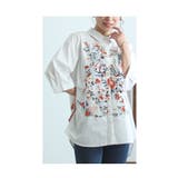 艶やかな刺繍が彩るコットンシャツチュニック レディース ファッション | Sawa a la mode | 詳細画像10 