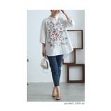 艶やかな刺繍が彩るコットンシャツチュニック レディース ファッション | Sawa a la mode | 詳細画像19 