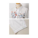 艶やかな刺繍が彩るコットンシャツチュニック レディース ファッション | Sawa a la mode | 詳細画像23 
