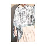 涼しく日焼け対策できる花柄ポンチョ風ストール レディース ファッション | Sawa a la mode | 詳細画像17