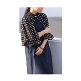 長く愛されるトレンド柄ドット柄日除けケープ レディース ファッション | Sawa a la mode | 詳細画像11