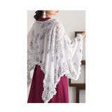 気品さ溢れるダマスク風デザイン日除けになるフリルケープ レディース ファッション | Sawa a la mode | 詳細画像19