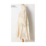 花模様浮き立つ透かし編みレースチュニック レディース ファッション | Sawa a la mode | 詳細画像21 