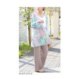 パッチワーク風柄合わせのティアードチュニック レディース ファッション | Sawa a la mode | 詳細画像11