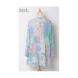 パッチワーク風柄合わせのティアードチュニック レディース ファッション | Sawa a la mode | 詳細画像22
