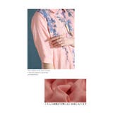 季節感じるパステルカラーを纏うリーフ柄シャツチュニック レディース ファッション | Sawa a la mode | 詳細画像12