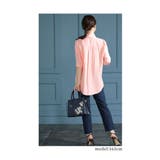 季節感じるパステルカラーを纏うリーフ柄シャツチュニック レディース ファッション | Sawa a la mode | 詳細画像14