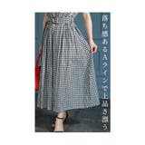 大人な正統派カジュアルに仕上がるギンガム柄ワンピース レディース ファッション | Sawa a la mode | 詳細画像5