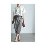 綺麗めコンサバティブな巻きスカート風ギンガムパンツ レディース ファッション | Sawa a la mode | 詳細画像13 