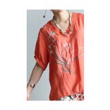 個性すぎない大人な存在感を纏う花柄ステッチトップス レディース ファッション | Sawa a la mode | 詳細画像18