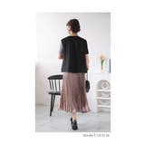 波打つバイカラーに惚れるプリーツプルオーバートップス レディース ファッション | Sawa a la mode | 詳細画像17