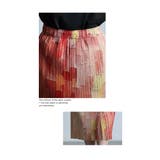 まるで人魚のような色彩ペンキ柄プリーツスカート レディース ファッション | Sawa a la mode | 詳細画像12 