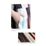 レトロモダンな掠れペイントの魅力ストライプ柄オールインワン レディース | Sawa a la mode | 詳細画像4 