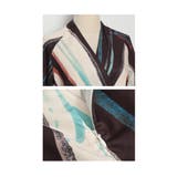 レトロモダンな掠れペイントの魅力ストライプ柄オールインワン レディース | Sawa a la mode | 詳細画像23 