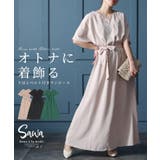 大人のドレスアップスタイルりぼんベルト付きワンピース レディース ファッション | Sawa a la mode | 詳細画像1
