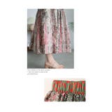 アンティークな花模様のティアードロングスカート レディース ファッション | Sawa a la mode | 詳細画像12