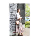 アンティークな花模様のティアードロングスカート レディース ファッション | Sawa a la mode | 詳細画像15