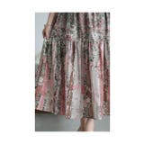 アンティークな花模様のティアードロングスカート レディース ファッション | Sawa a la mode | 詳細画像16